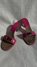 Regina - Dior Vintage Mules Pink Monogram