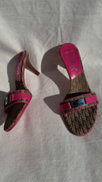 Regina - Dior Vintage Mules Pink Monogram