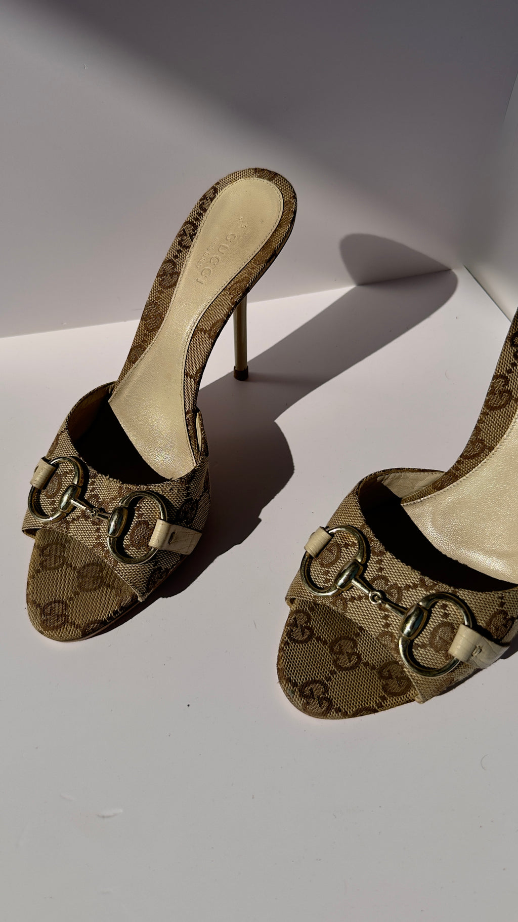 Mules Gucci monogram horsebit by Tom Ford