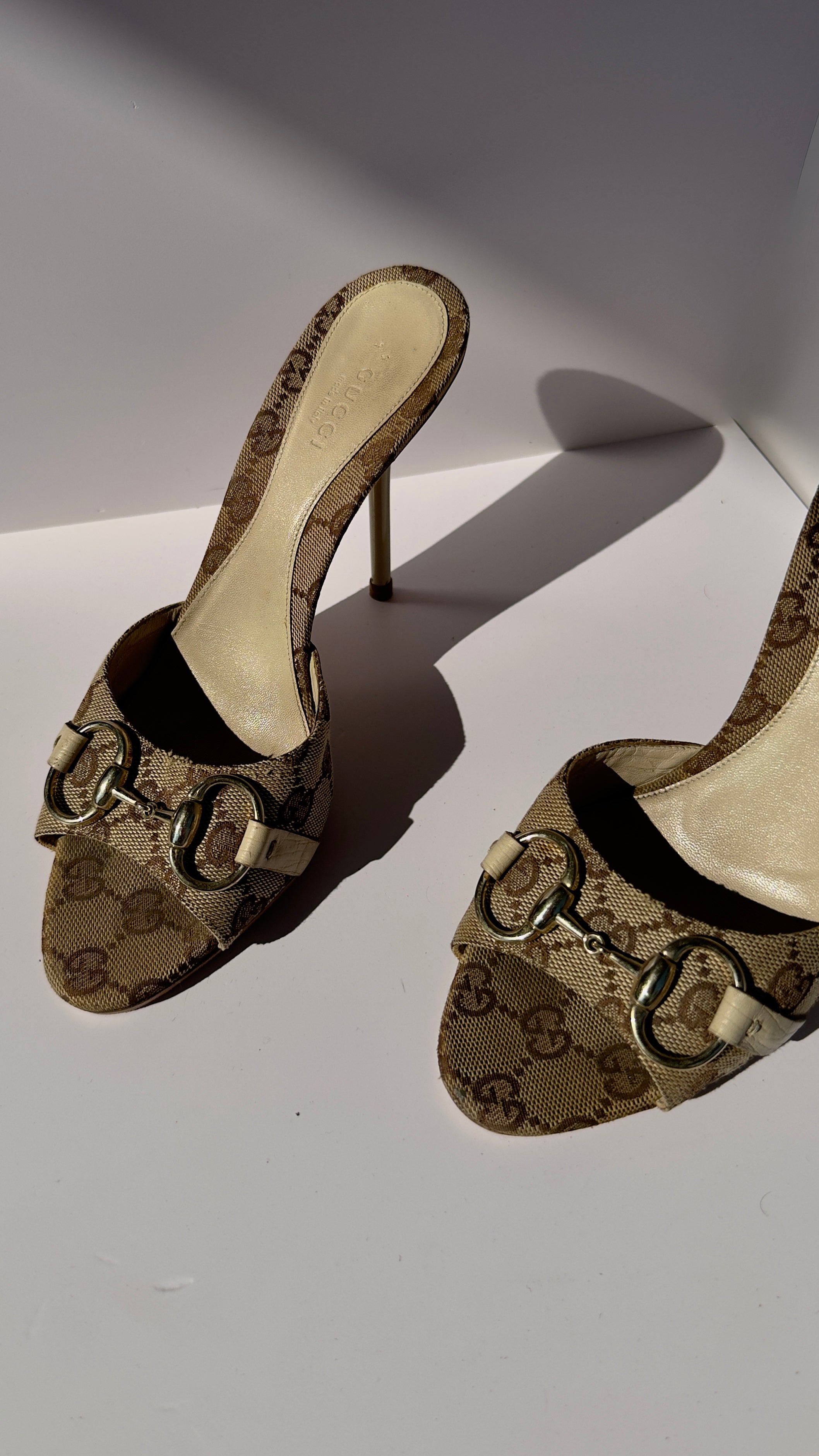 Mules Gucci monogram horsebit by Tom Ford