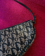 Christian Dior – Mini Saddle Trotter Blue (anni 2000)