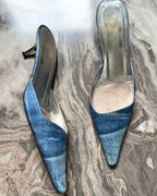 CHANDLER - Roberto Cavalli Denim Mules