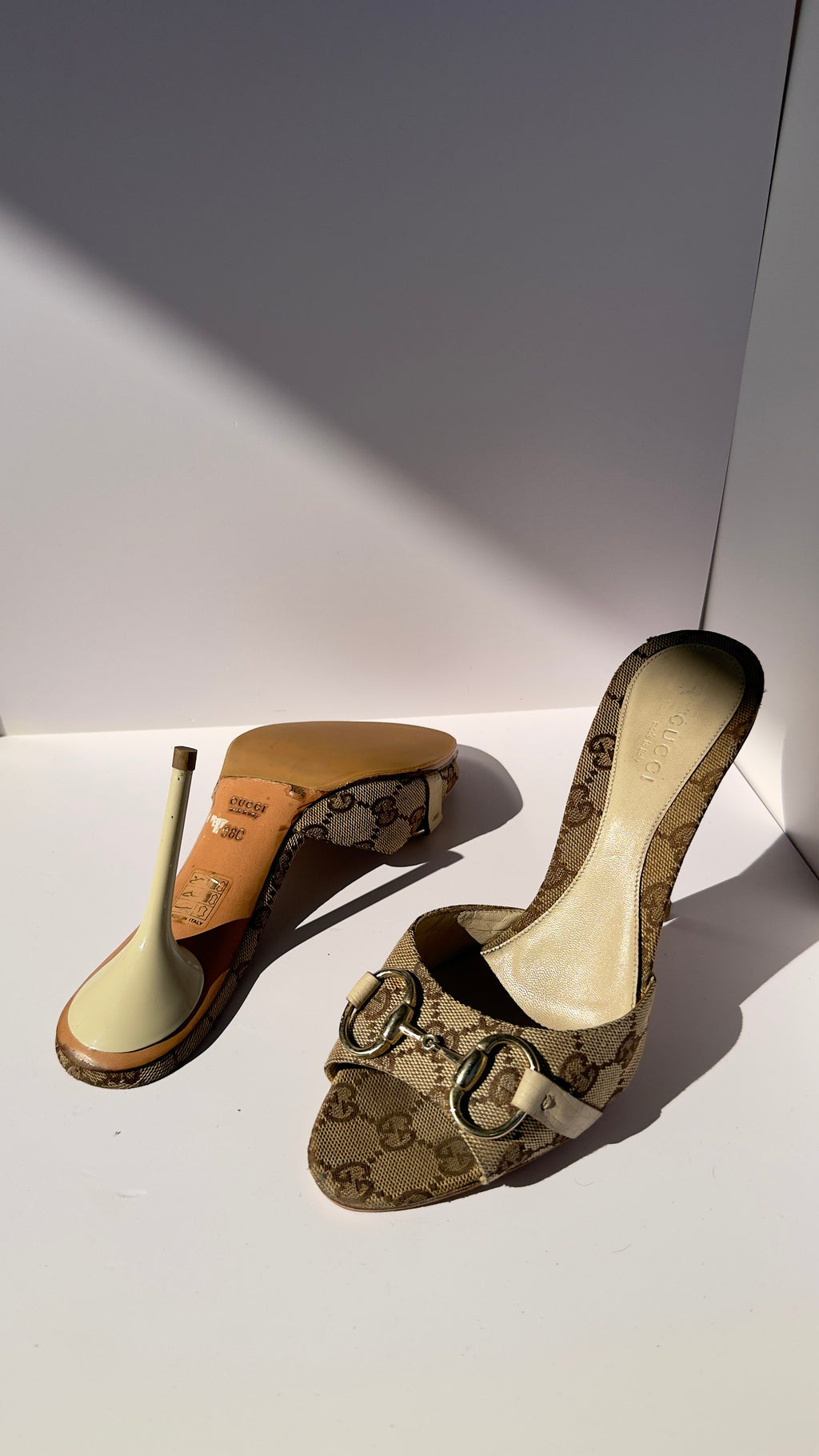 Mules Gucci monogram horsebit by Tom Ford