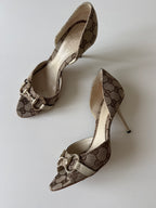 Gucci GG Horsebit D’Orsay Heels