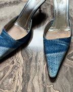 CHANDLER - Roberto Cavalli Denim Mules