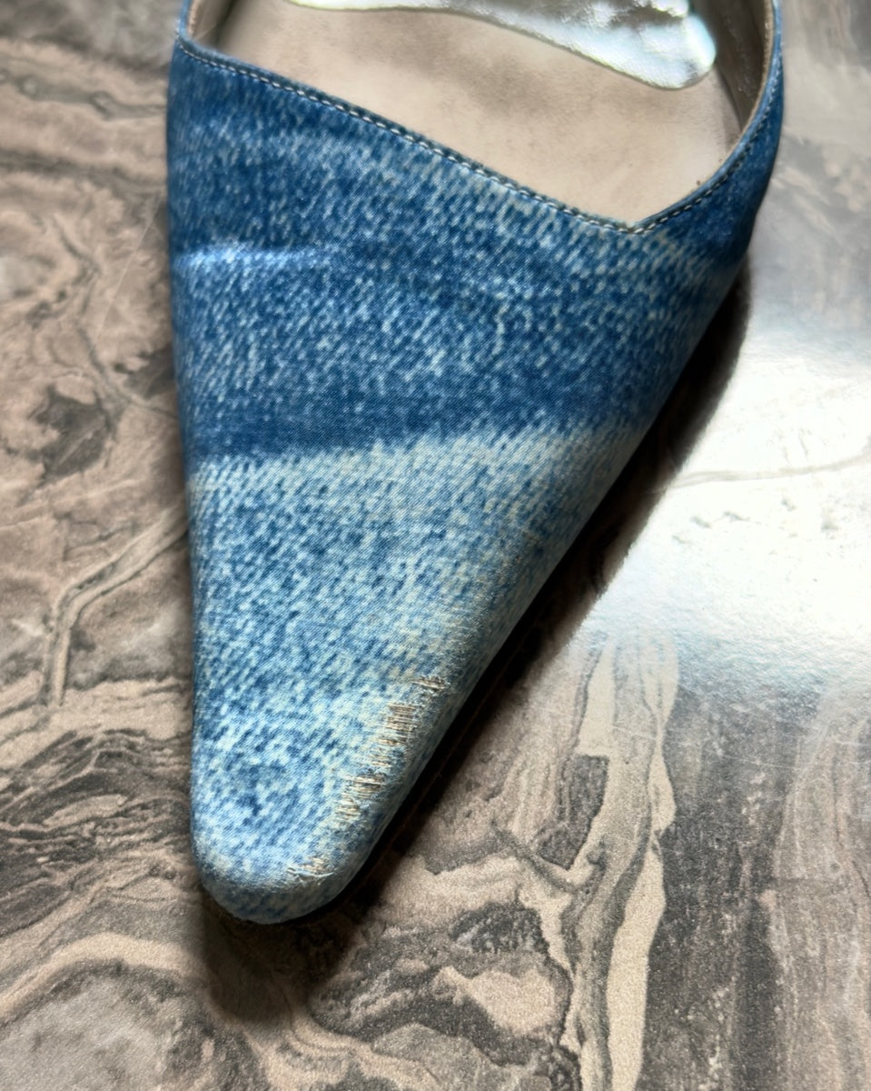 CHANDLER - Roberto Cavalli Denim Mules