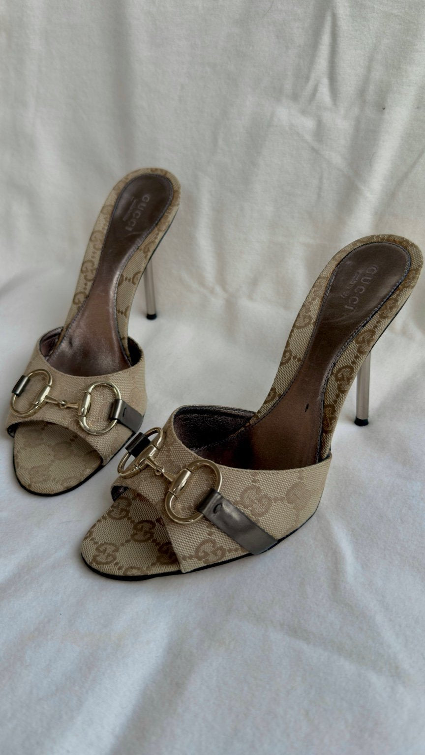 Mamy George - Mules Gucci Monogram Horsebit by Tom Ford