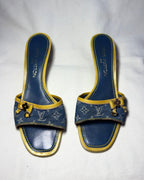 Louis Vuitton Denim Monogram Mules – primi anni 2000