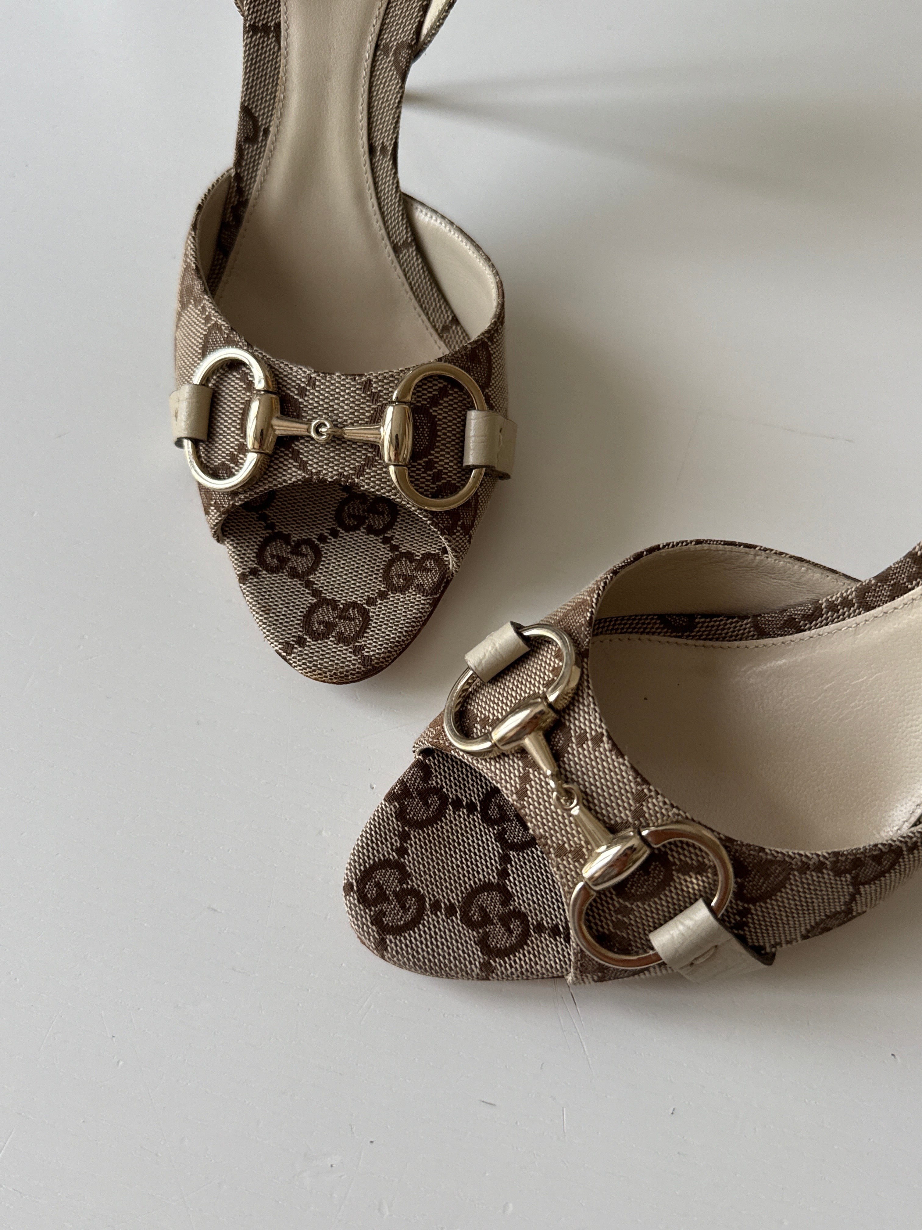 Gucci GG Horsebit D’Orsay Heels