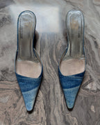 CHANDLER - Roberto Cavalli Denim Mules