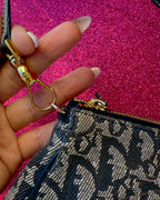 Christian Dior – Mini Saddle Trotter Blue (anni 2000)