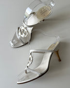 Gucci Mules logo GG centrale con borchie