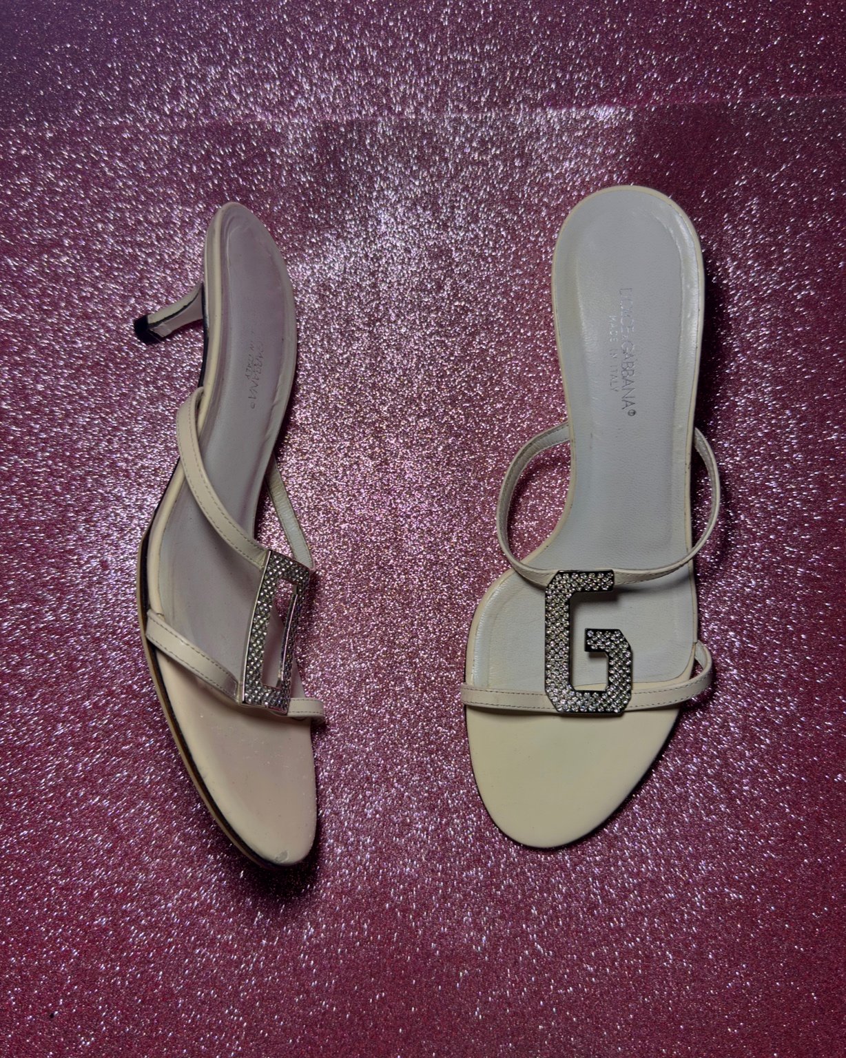 D&G mules con fibbia gioiello (anni 2000)