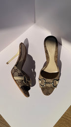 Mules Gucci monogram horsebit by Tom Ford