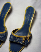 Louis Vuitton Denim Monogram Mules – primi anni 2000