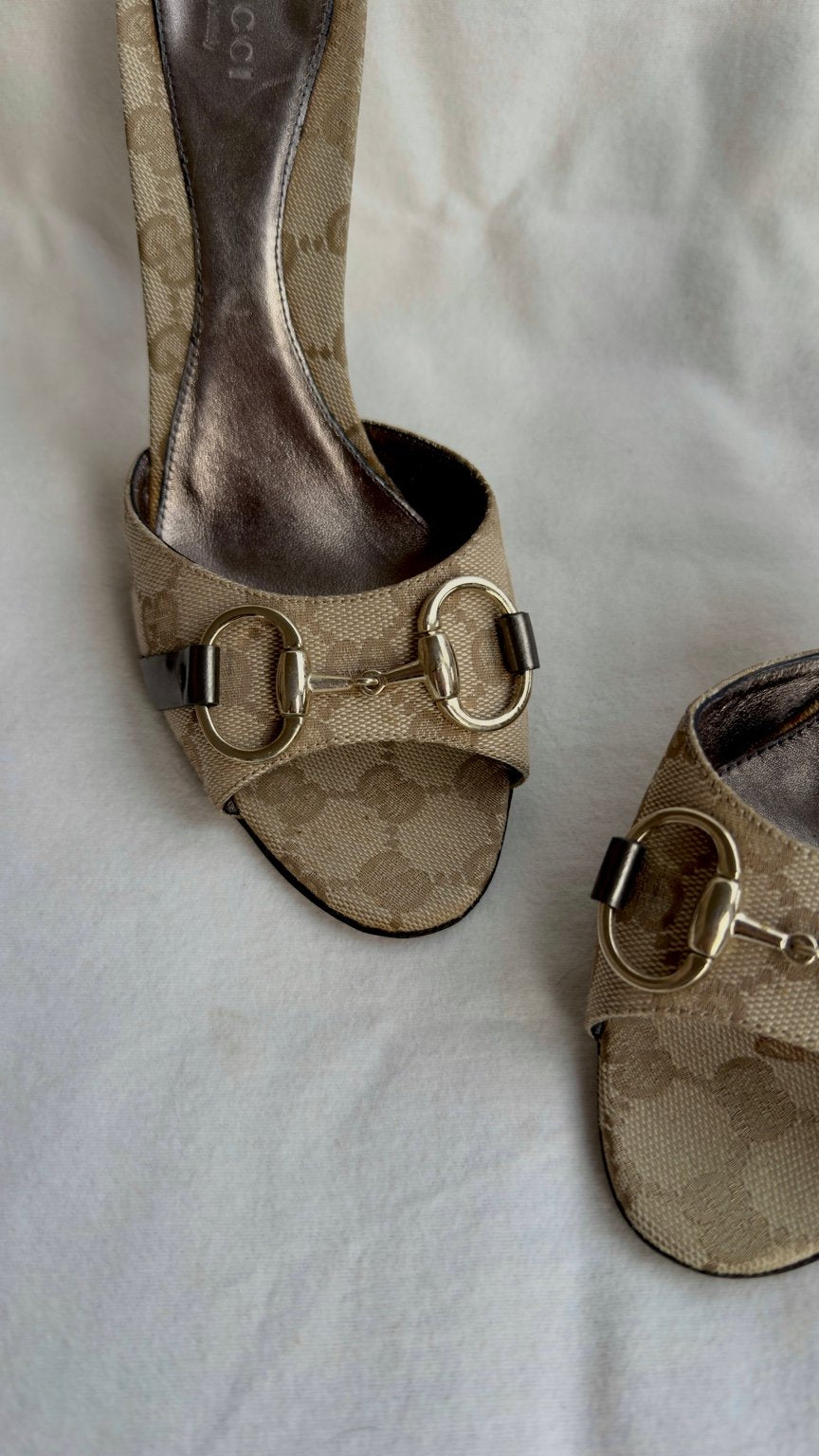 Mamy George - Mules Gucci Monogram Horsebit by Tom Ford