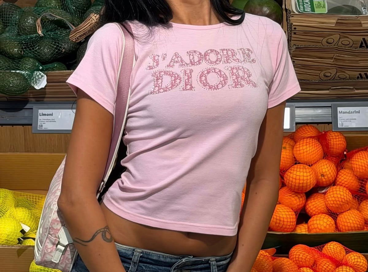 Christian Dior – Top “J’Adore Dior” Pink Monogram