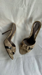 Mamy George - Mules Gucci Monogram Horsebit by Tom Ford