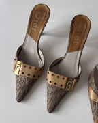 Dior Trotter Buckle Mules Galliano Era
