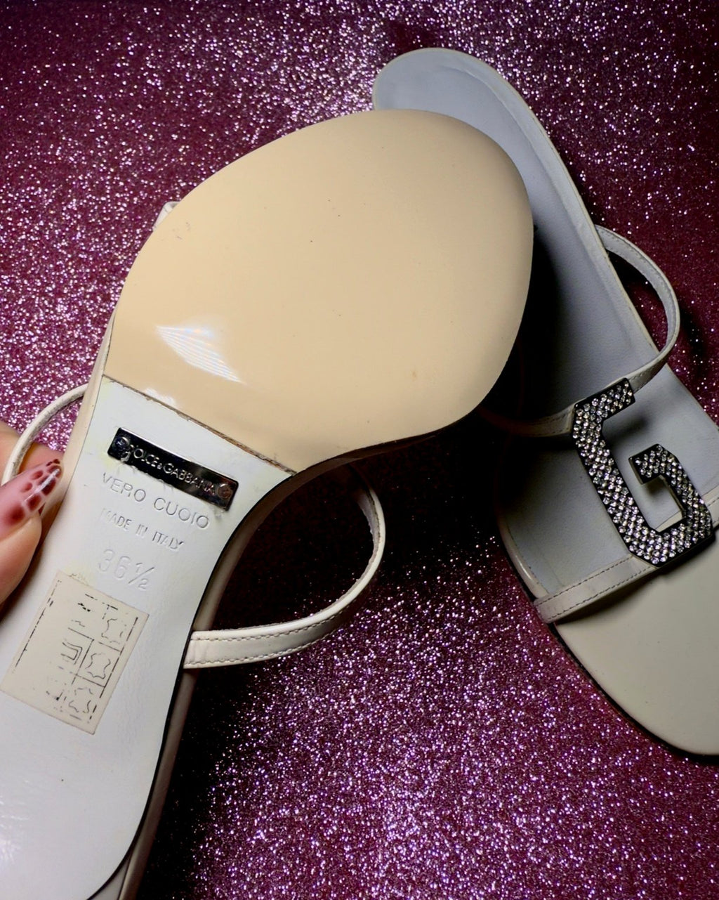 D&G mules con fibbia gioiello (anni 2000)