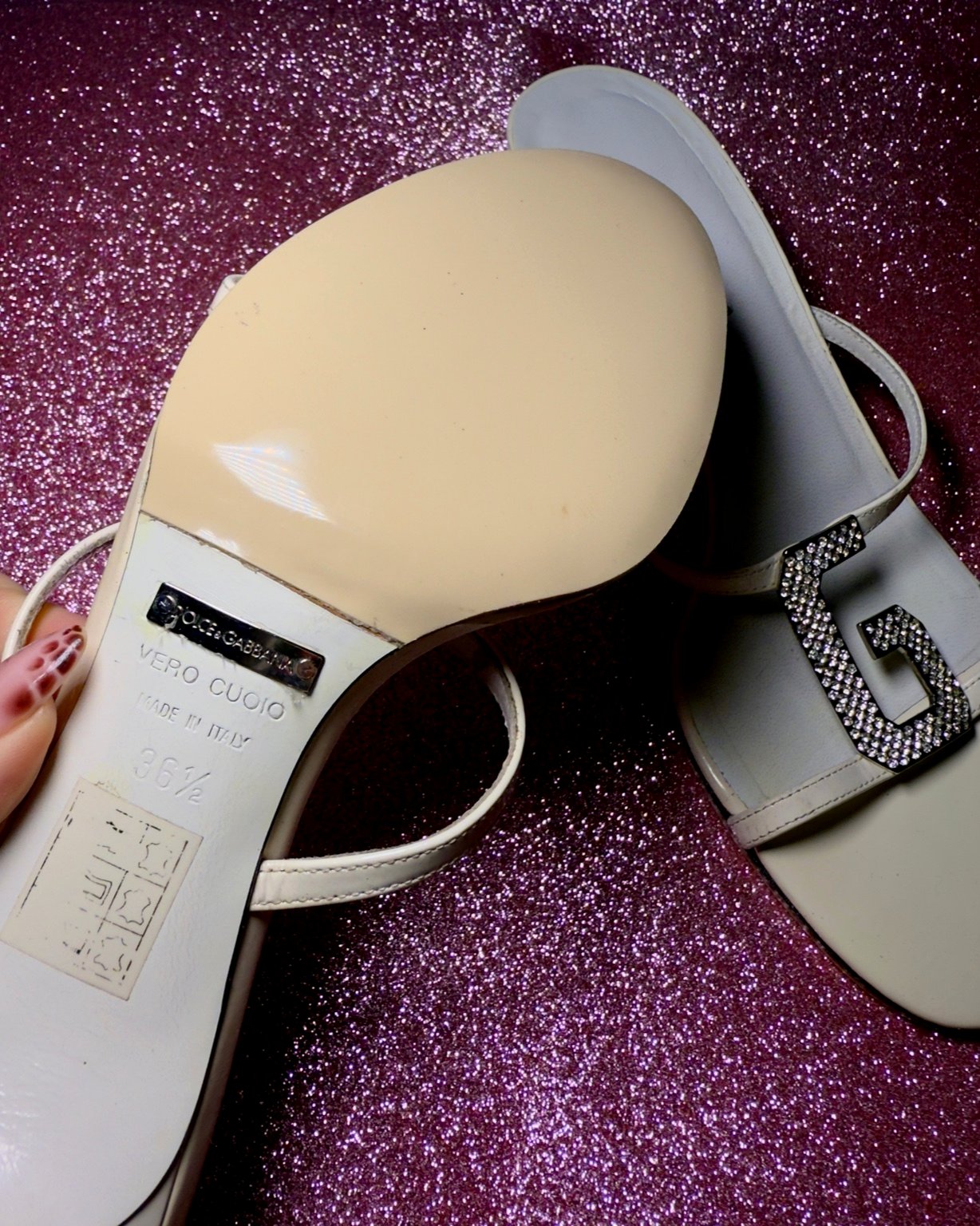 D&G mules con fibbia gioiello (anni 2000)