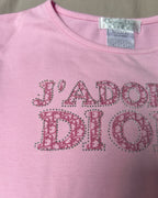 Christian Dior – Top “J’Adore Dior” Pink Monogram (anni 2000)